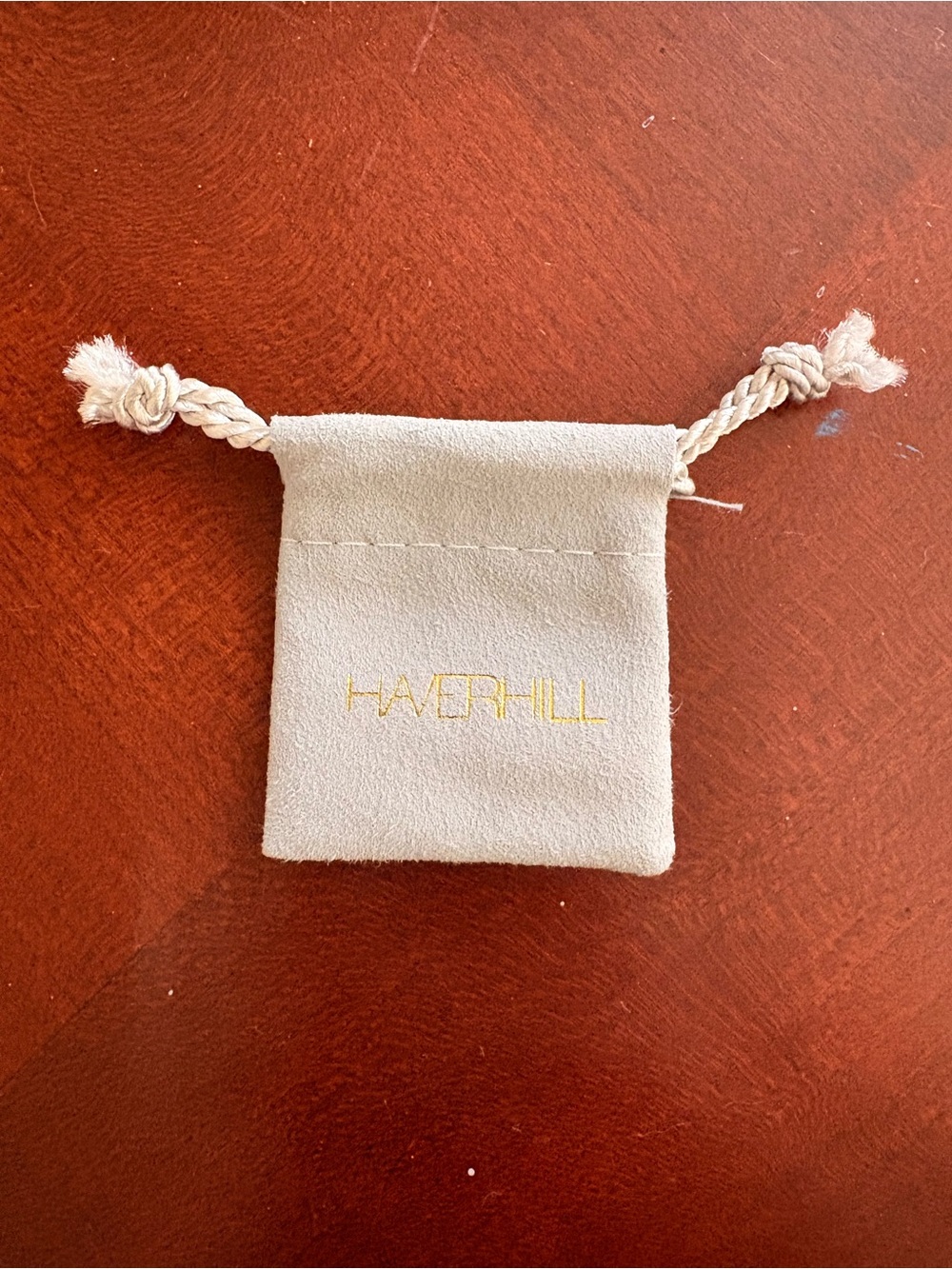 Haverhill Suede Drawstring Jewelry Pouch